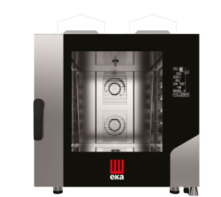 Konvektomat Millennial Black Mask Bakery 6x600x400 mm - ovládaná elektronicky, plynová, Tecnoeka, 230V/500W, 13,5kW, 850x1035x(H)951mm