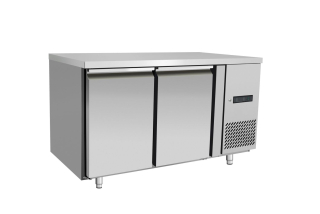 Mrazicí stůl dvoudveřový s bočními jednotkami, Arktic, Profi Line, GN 1/1, 280L, 230V/600W, 1360x700x(H)910mm