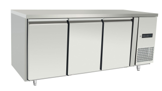 Mraznička, 3 dveře 420L, Arktic, Profi Line, GN 1/1, 334L, 230V/600W, 1796x700x(H)879mm
