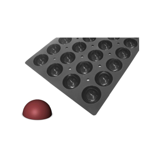 DE BUYER | Silikonová forma, 18 ks polokoule, velikost 53x32,5 cm