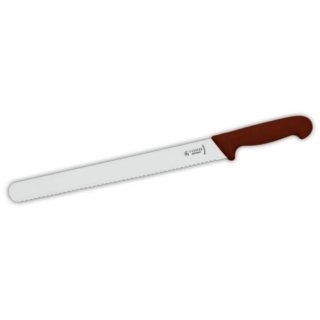 GIESSER MESSER | Nůž uzenářský vlnité ostří 31 cm - hnědý