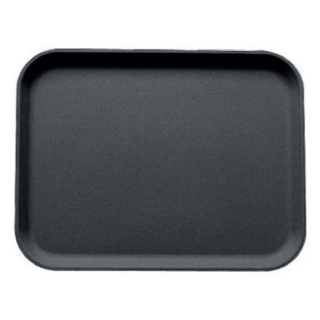 CAMBRO | Podnos jídelní, tác, PROTISKLUZOVÝ Camtread, velikost 360 × 460 mm, barva hnědá