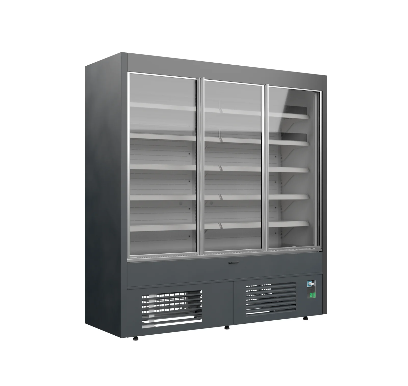 TEFCOLD - chladicí vitrína přístěnná, křídlové dveře Varna 190/60 DUZ mini | Juka