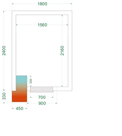 TEFCOLD - freezer room CRNF1824