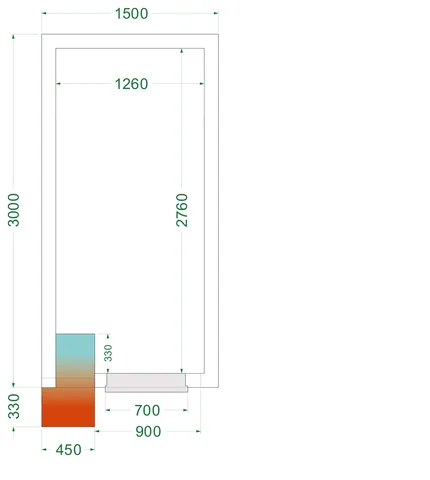 TEFCOLD - freezer room CRNF1530