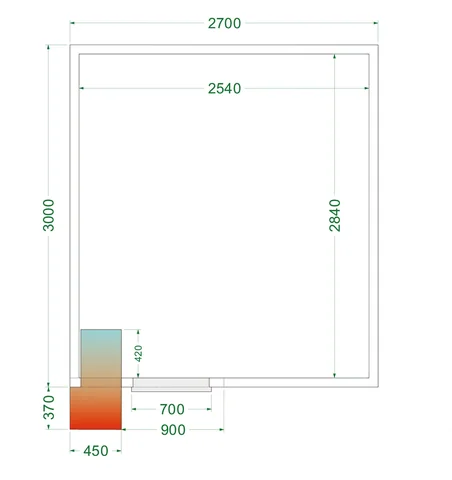 TEFCOLD - cold Room CRPF2730