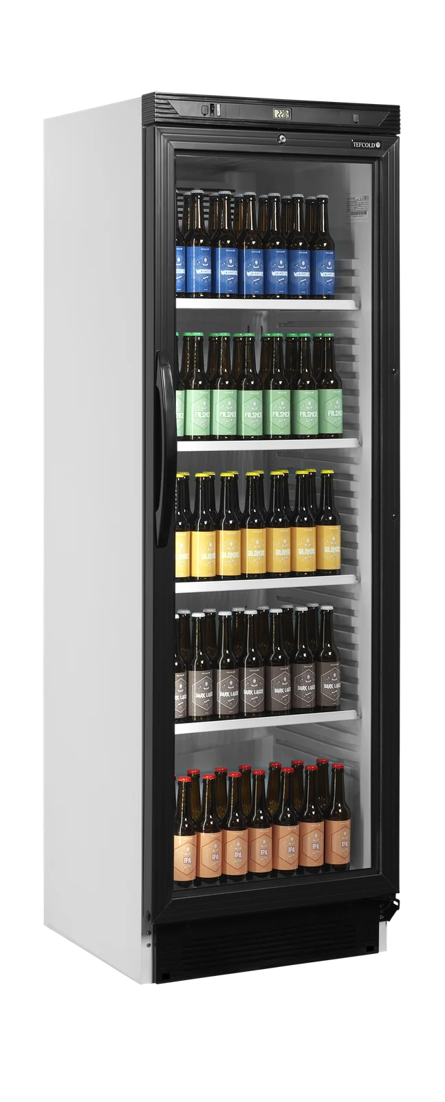 TEFCOLD - chladicí skříň prosklené dveře CEV 425 1 LED