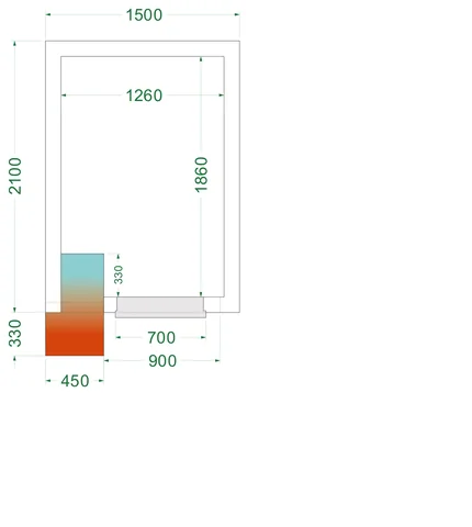 TEFCOLD - freezer room CRNF1521