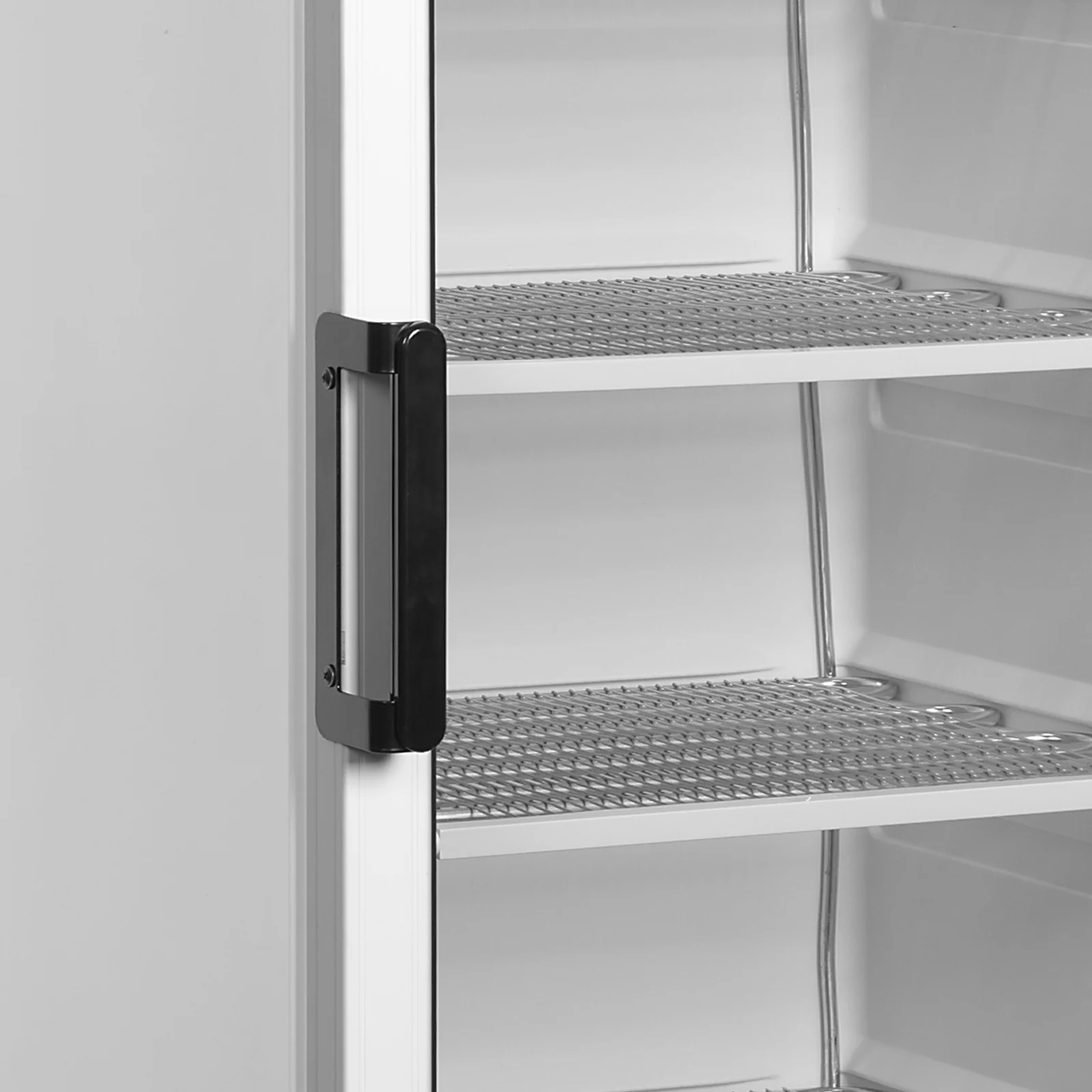 TEFCOLD - mrazicí skříň prosklené dveře, bílá, rám hliník UFFS371G
