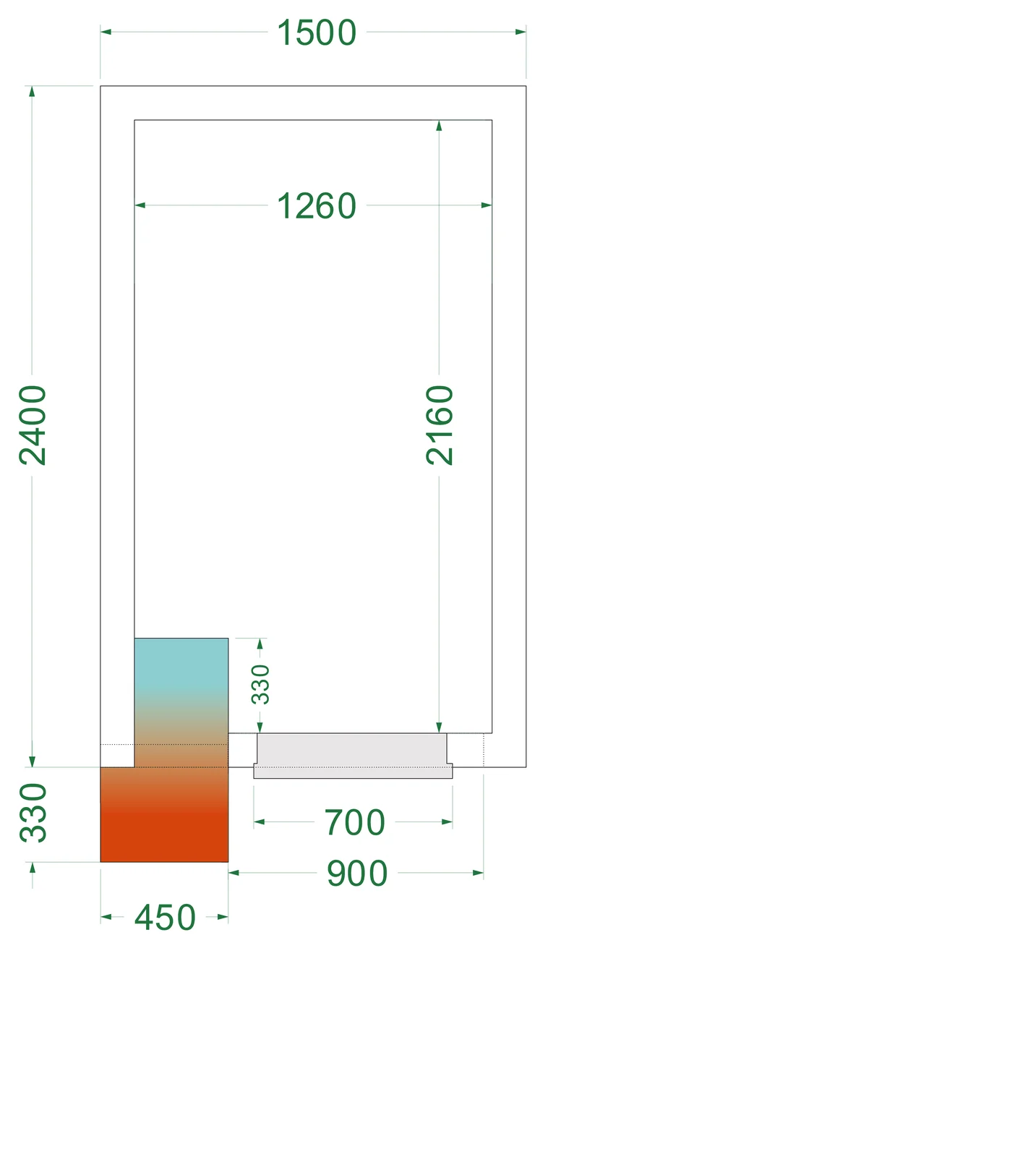 TEFCOLD - freezer room CRNF1524