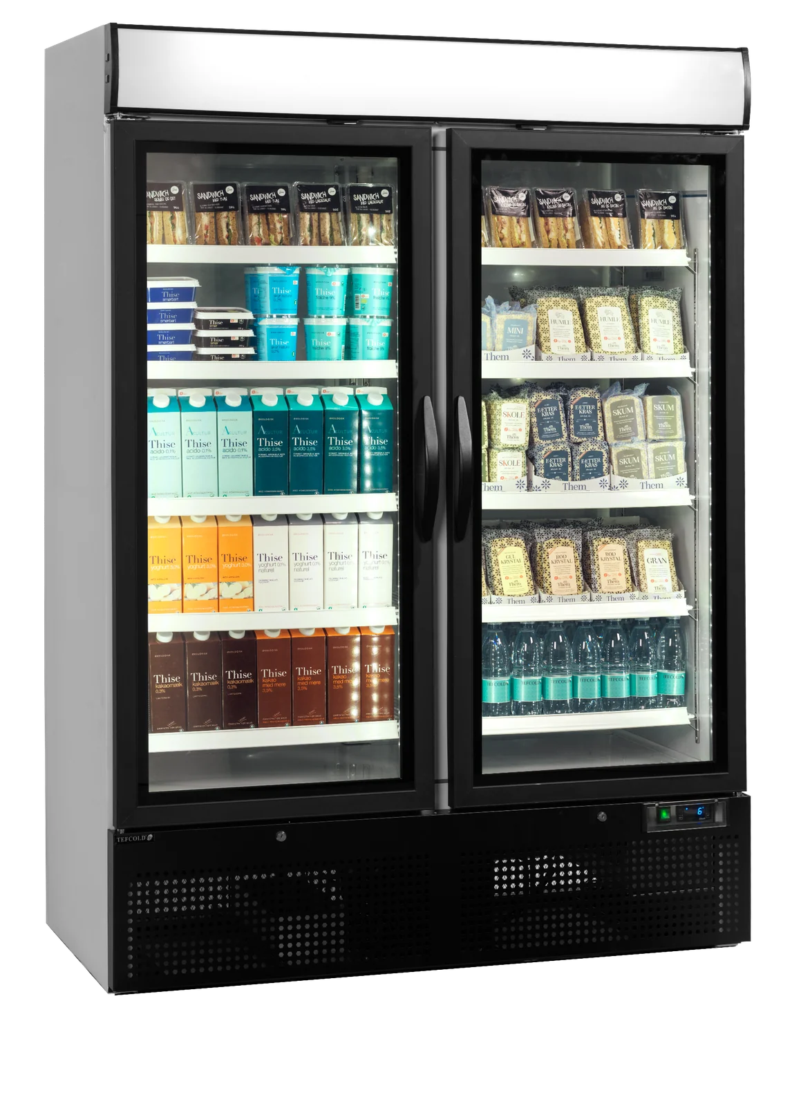 TEFCOLD - chladicí skříň prosklené dveře NC 5000 G