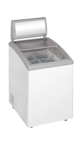 TEFCOLD - pultová mraznička prosklené posuvné víko IDC152C-W1