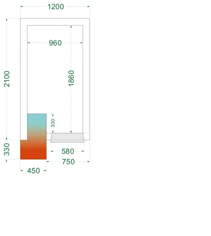 TEFCOLD - freezer room CRNF1221