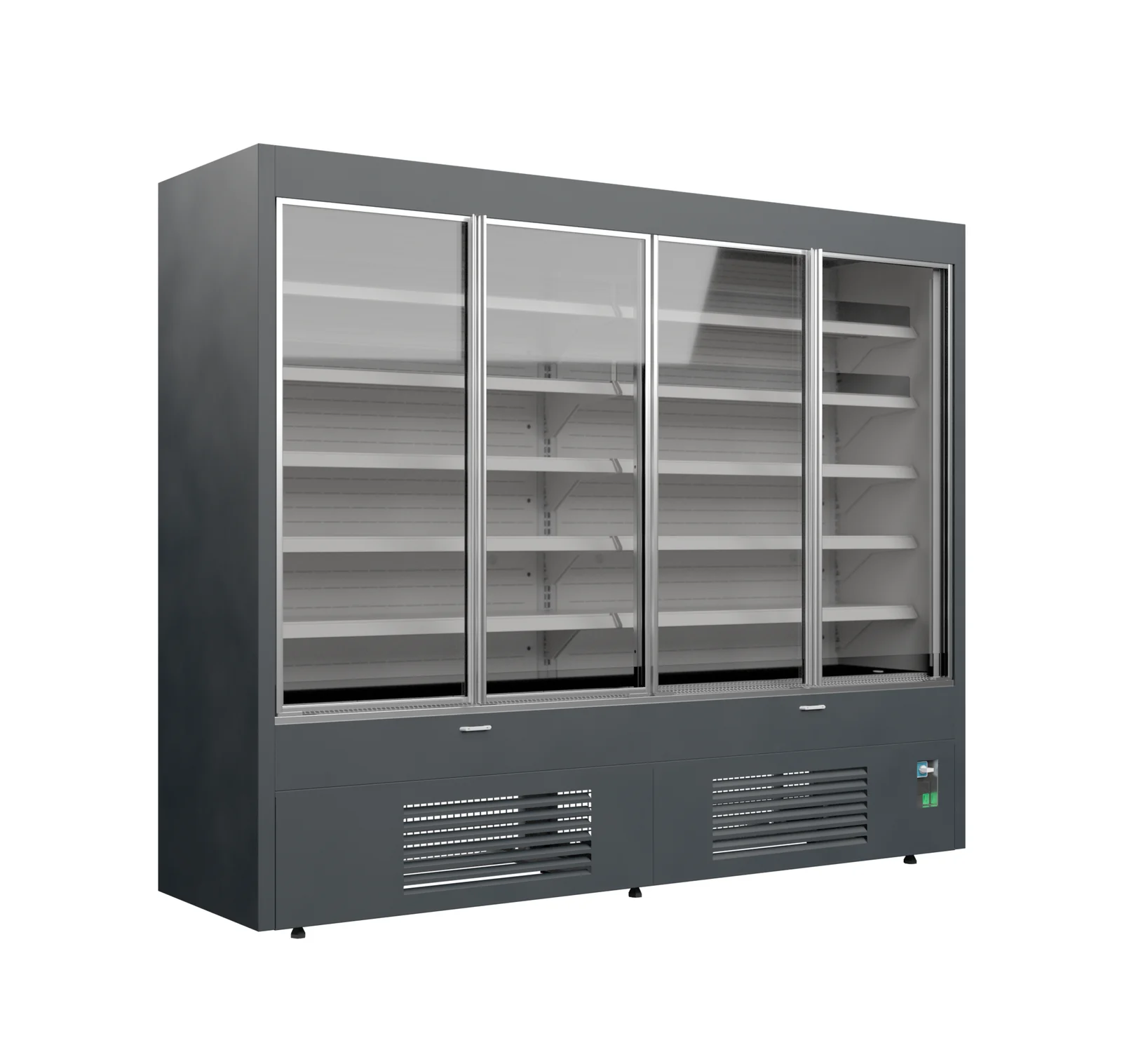 TEFCOLD - chladicí vitrína přístěnná, křídlové dveře Varna 250/60 DUZ mini | Juka