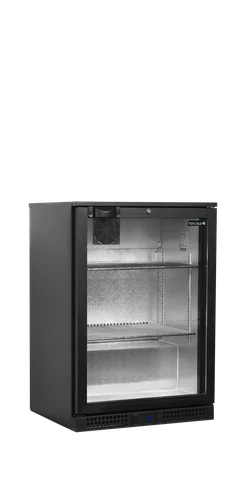 TEFCOLD - minibar prosklené křídlové dveře, černá BA16H