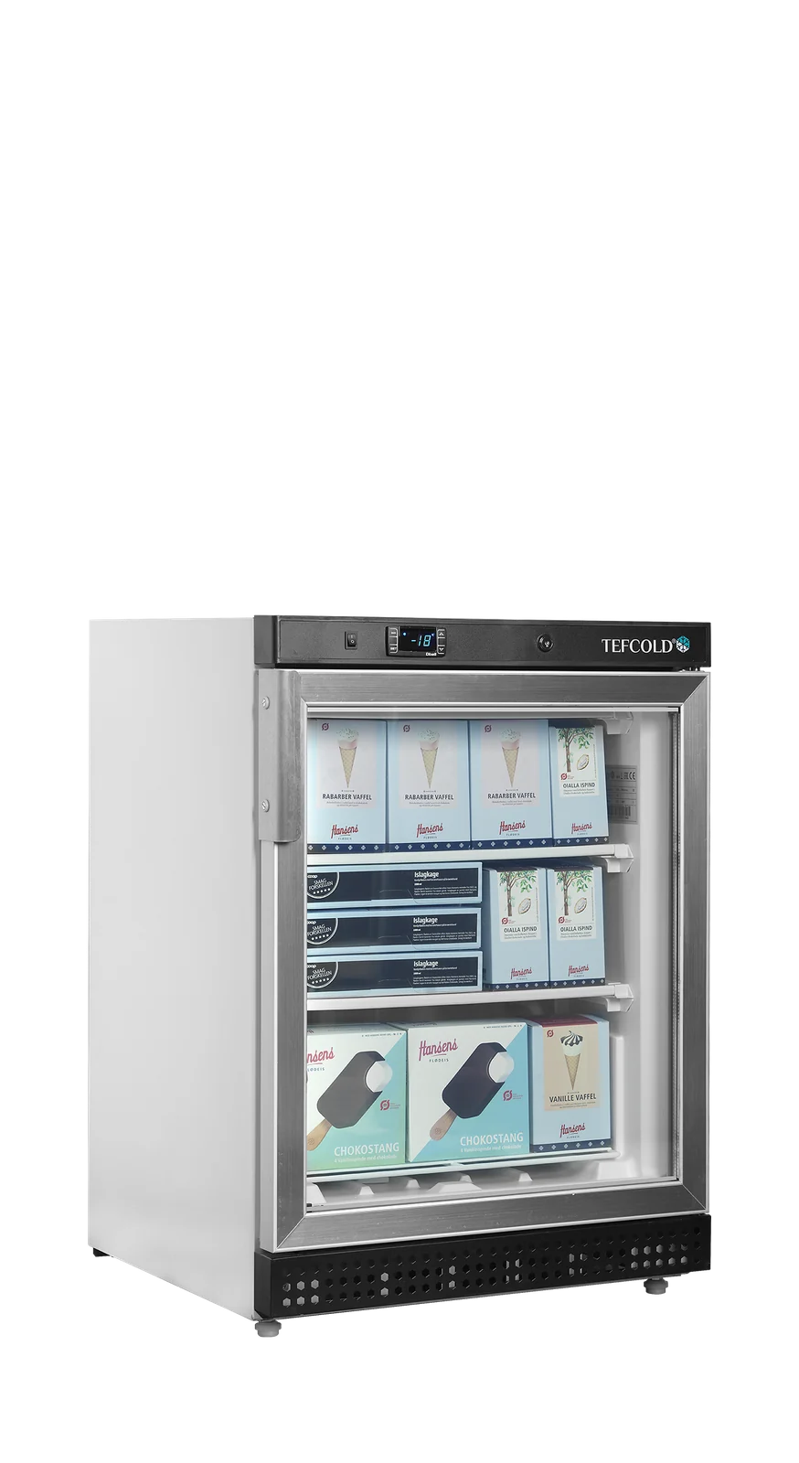 TEFCOLD - mrazicí skříň prosklené dveře, bílá UF 200 G
