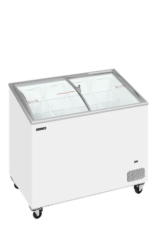 TEFCOLD - pultová mraznička prosklené oblé víko IC302SCEB
