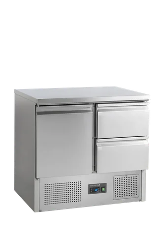 TEFCOLD - chladicí saladeta s pracovní deskou a zásuvkami SA 912