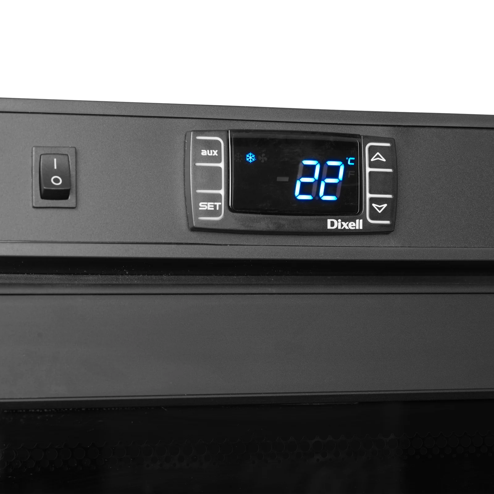 TEFCOLD - chladicí skříň prosklené dveře, černá UR 600 BG