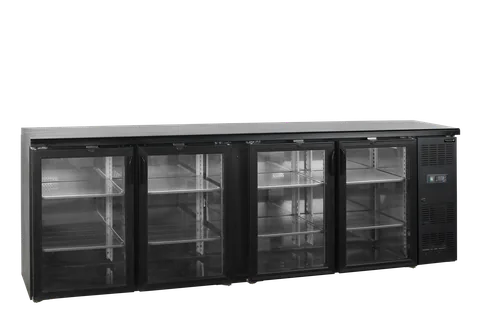 TEFCOLD - minibar, prosklené křídlové dveře CBC 410 G