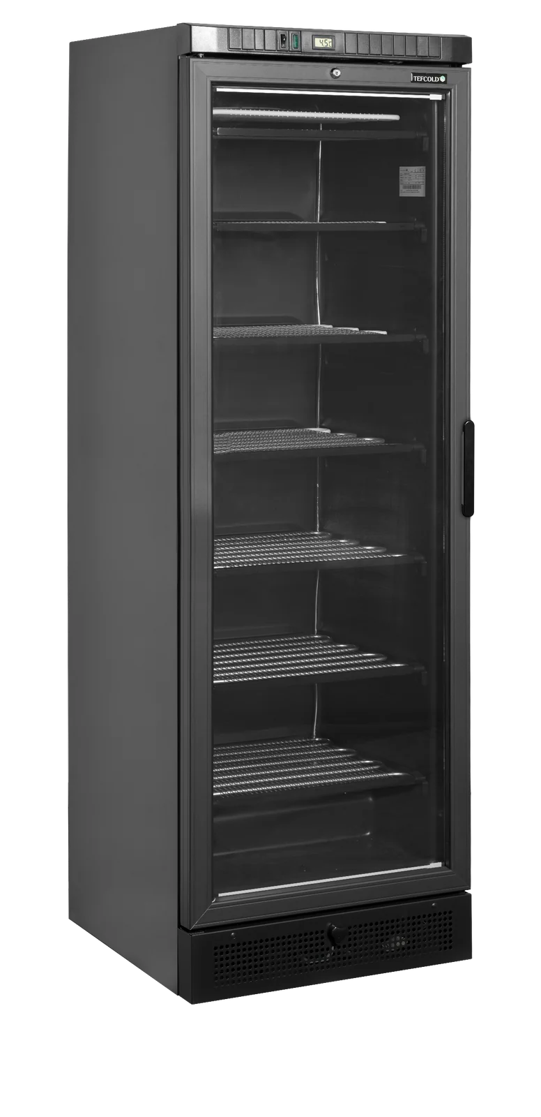 TEFCOLD - mrazicí skříň, levé křídlové dveře UFSC371G Černý L/H