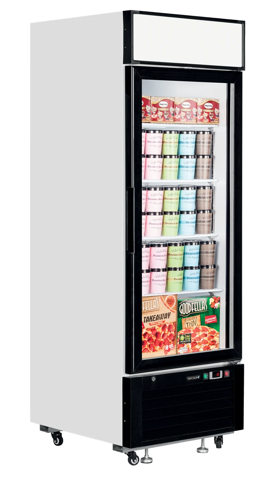 TEFCOLD - mrazicí skříň prosklené dveře LGF2500