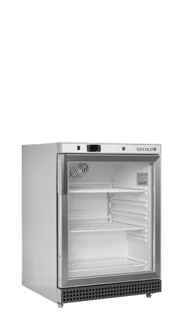 TEFCOLD - chladicí skříň prosklené dveře, nerez opláštění UR 200 SG