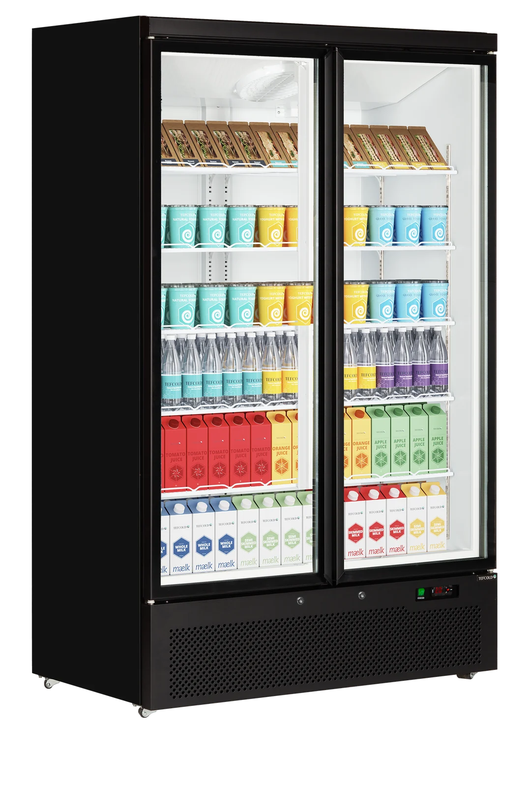 TEFCOLD - chladicí skříň prosklené křídlové dveře Atom Maxi C2DB
