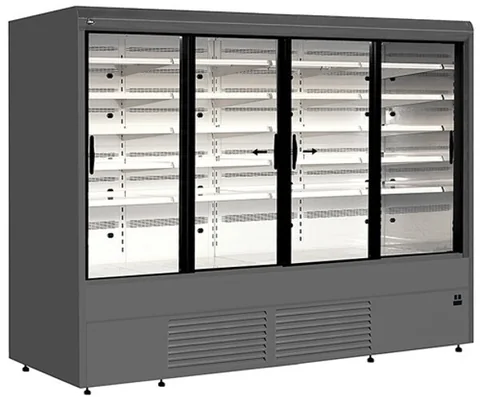 TEFCOLD - chladicí vitrína přístěnná, posuvné dveře Varna 250/80 DP | Juka