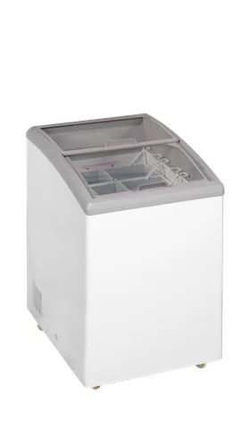 TEFCOLD - pultová mraznička prosklené posuvné víko IDC152-W1