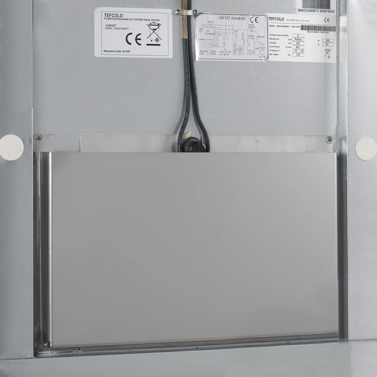 TEFCOLD - mrazicí skříň plné dveře RF 1010