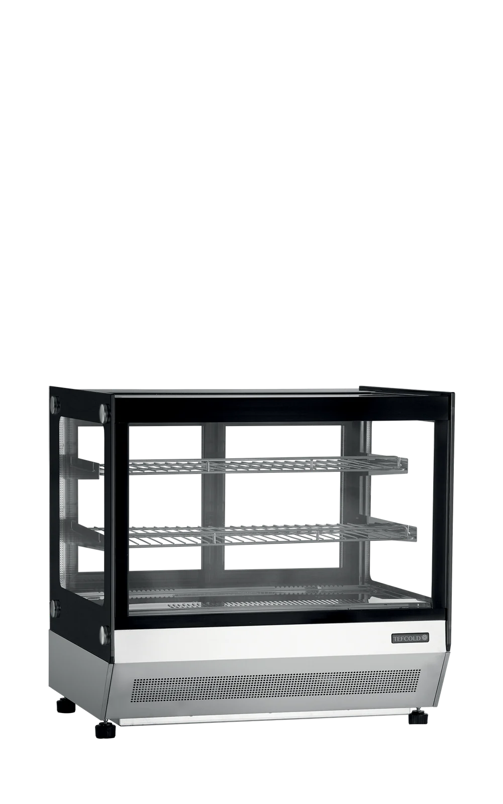 TEFCOLD - pultová chladicí vitrína rovné sklo LCT750F/BLACK