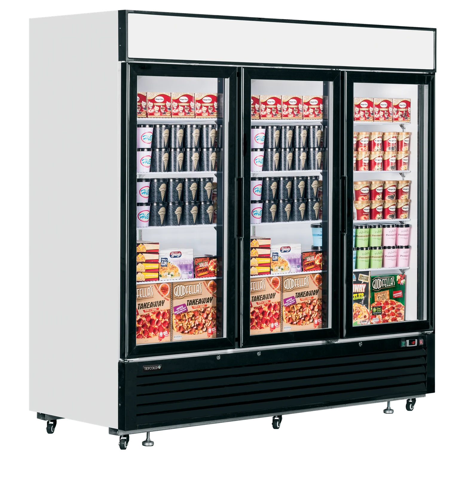 TEFCOLD - mrazicí skříň prosklené dveře LGF7500