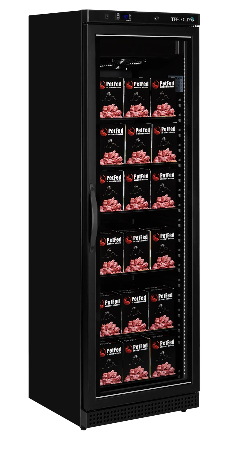 TEFCOLD - mrazicí skříň prosklené dveře UF400VGB
