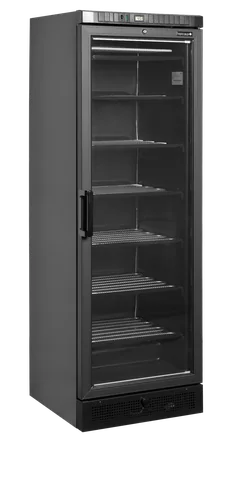 TEFCOLD - mrazicí skříň prosklené dveře, černá UFSC371G Černý