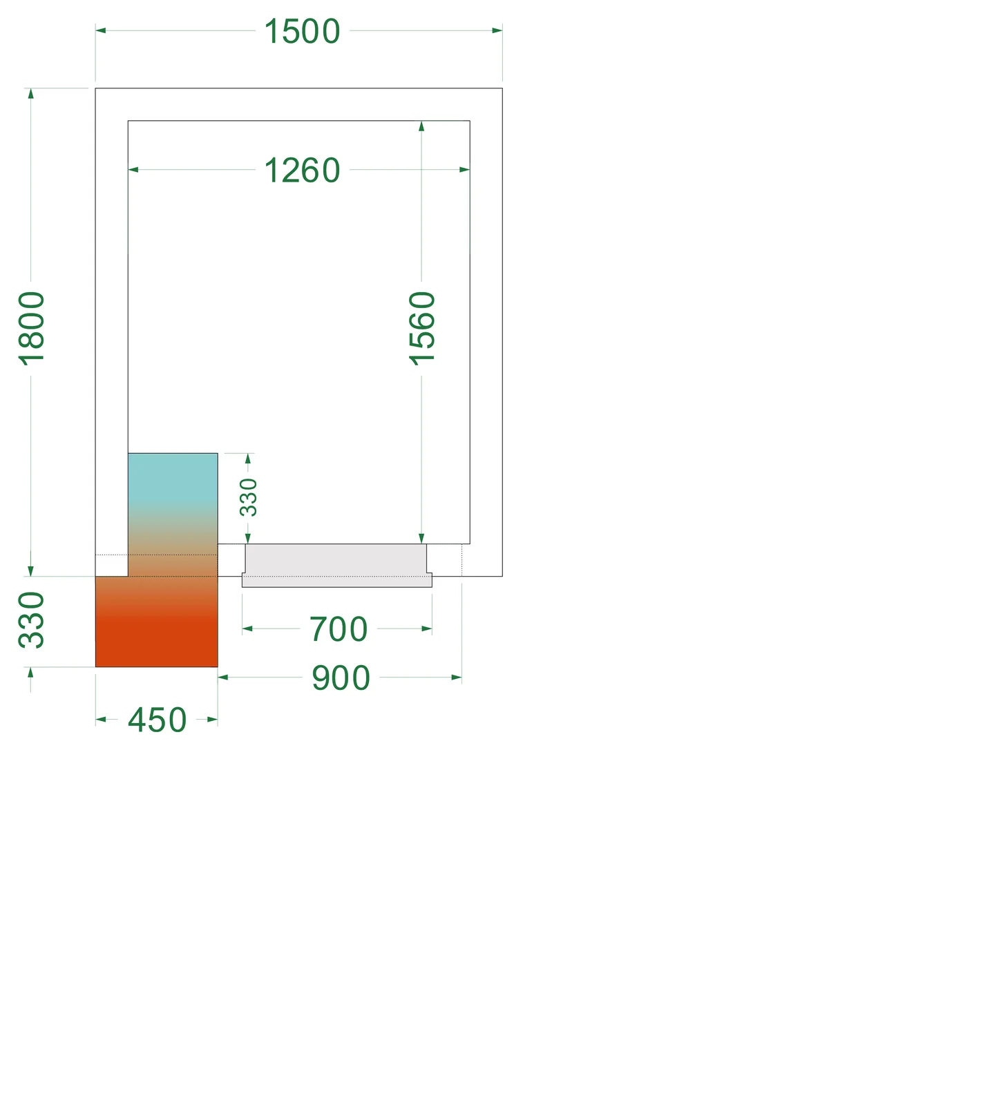 TEFCOLD - freezer room CRNF1518