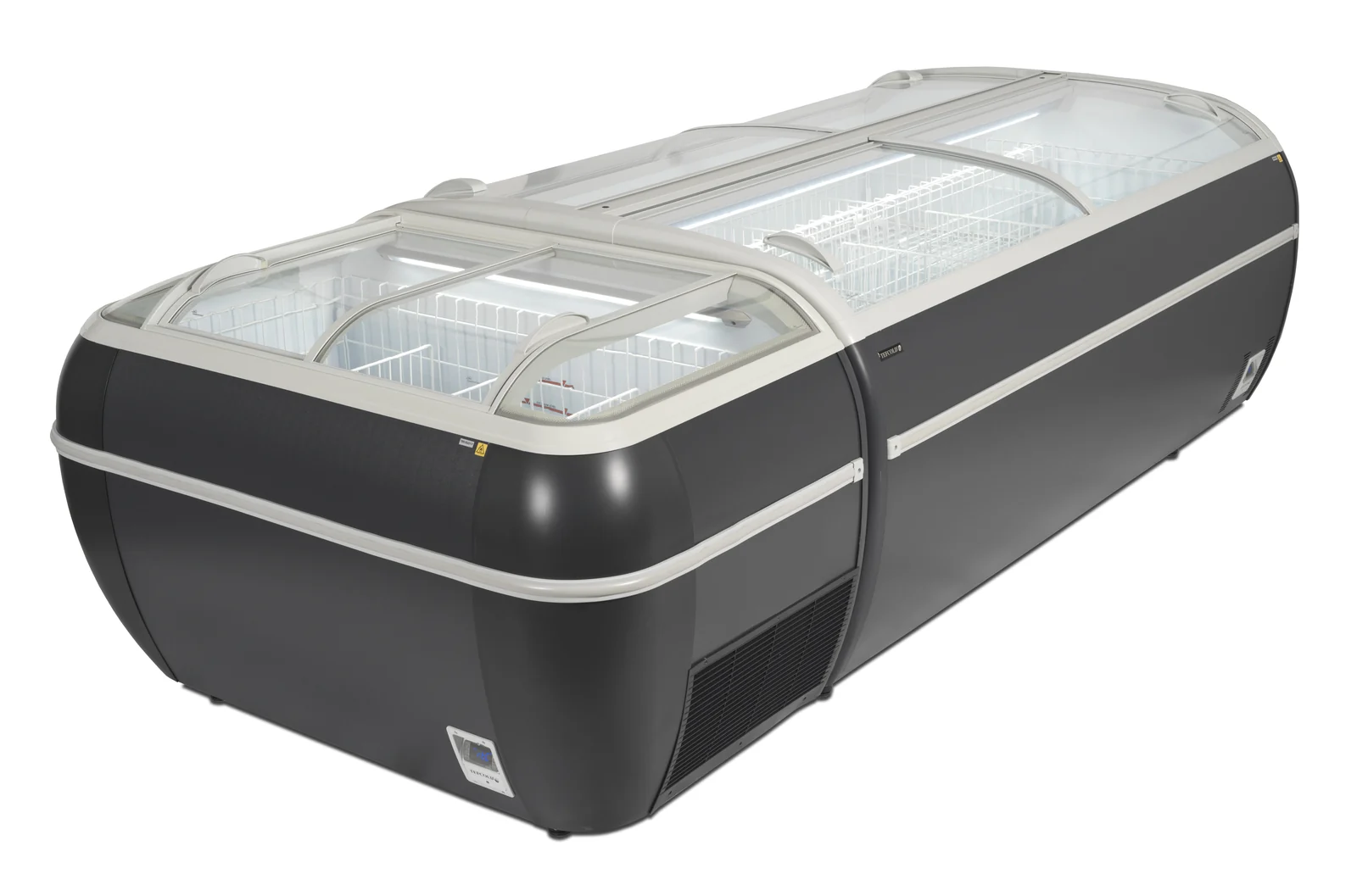 TEFCOLD - mrazicí ostrov, antracit TWIN 220A-F