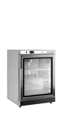 TEFCOLD - mrazicí skříň prosklené dveře, nerez UF 200 VSG
