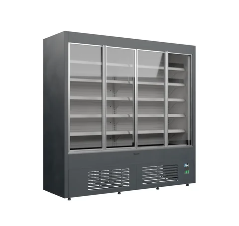 TEFCOLD - chladicí vitrína přístěnná, křídlové dveře Varna 210/60 DUZ mini | Juka