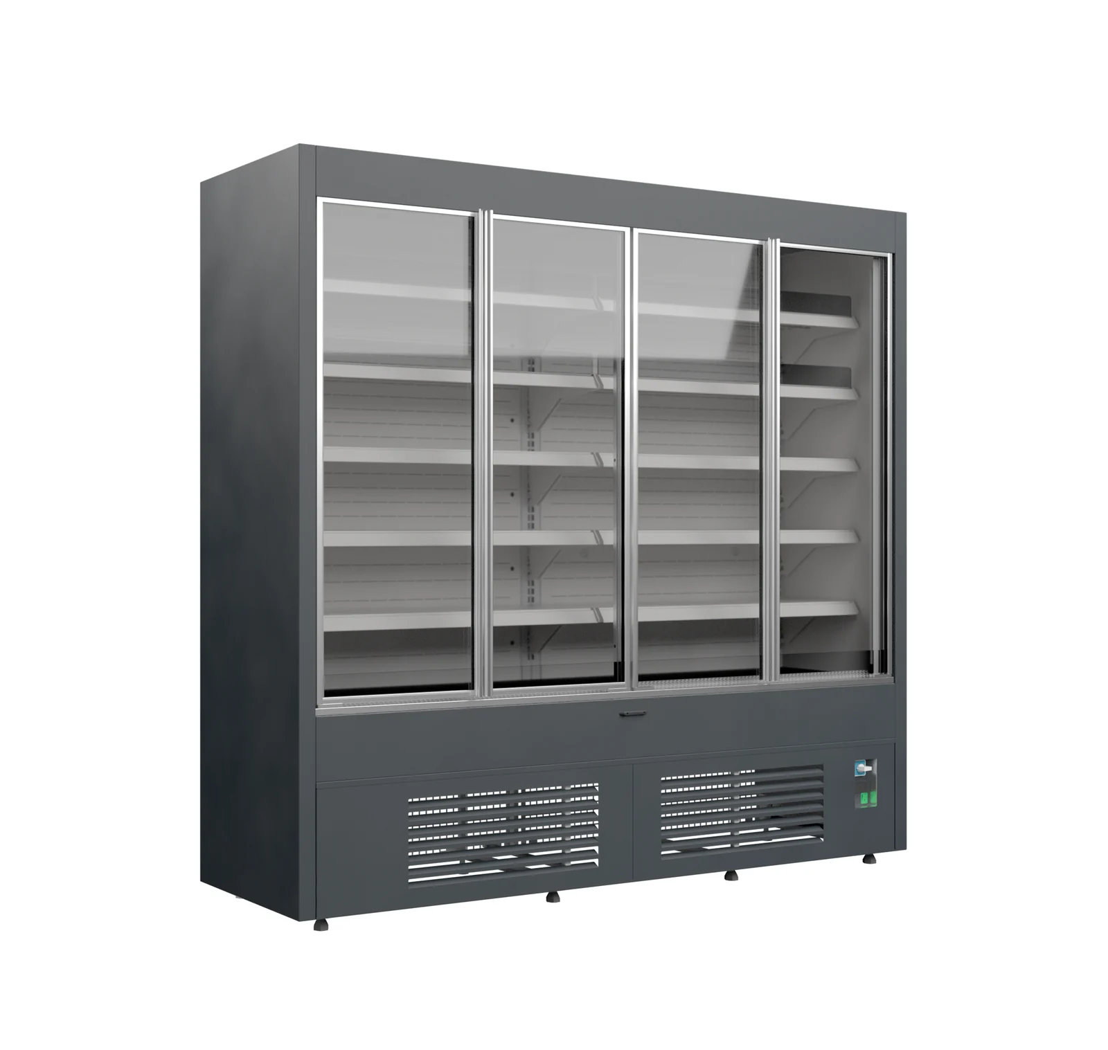TEFCOLD - chladicí vitrína přístěnná, křídlové dveře Varna 210/60 DUZ mini | Juka