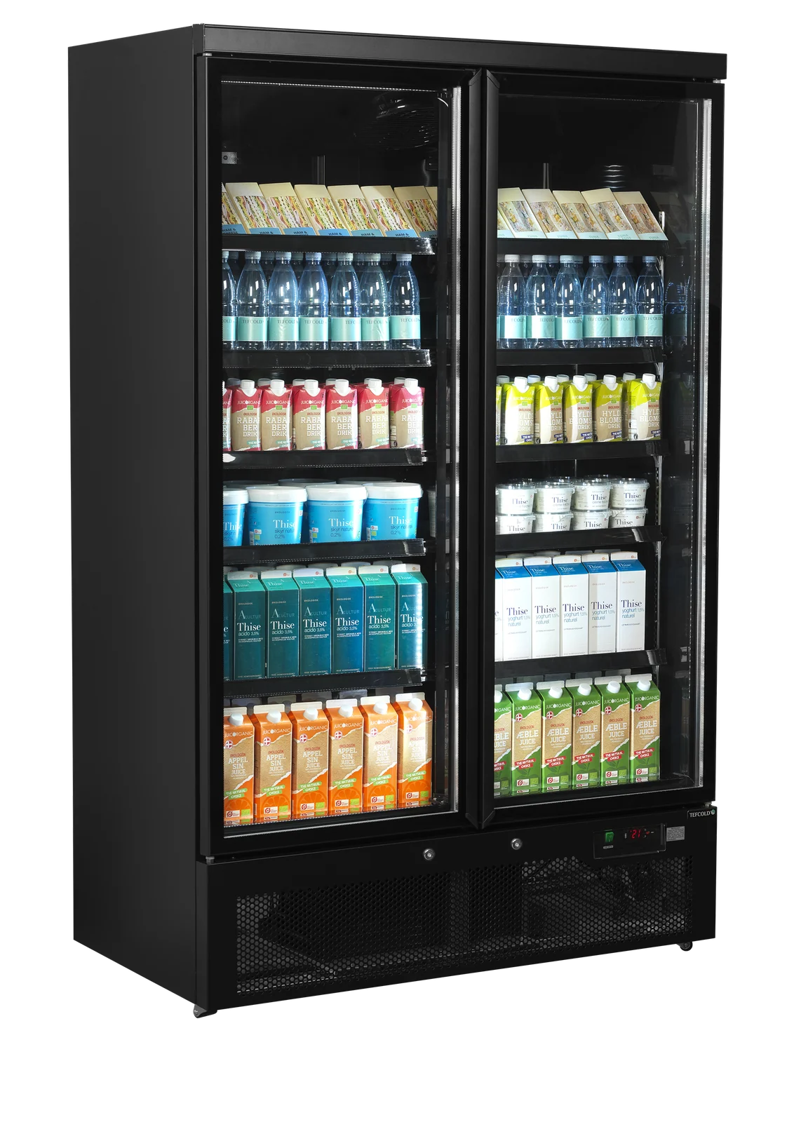 TEFCOLD - chladicí skříň prosklené křídlové dveře Atom Maxi C2DBB