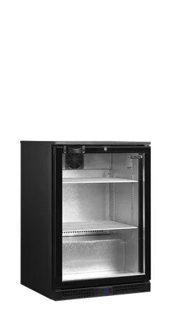TEFCOLD - minibar prosklené křídlové dveře, černá DB126H
