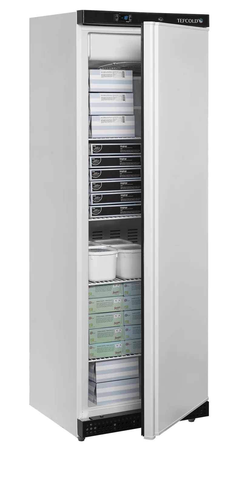 TEFCOLD - mrazicí skříň plné dveře, bílá UF 400 V