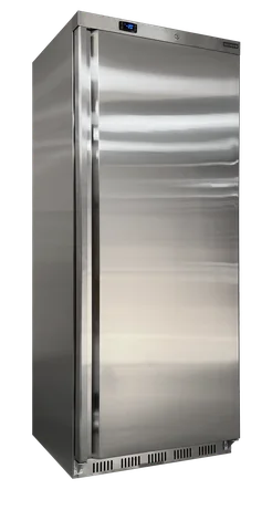 TEFCOLD - mrazicí skříň s plnými dveřmi, nerez UF 600 SS
