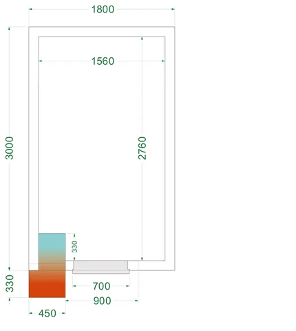 TEFCOLD - freezer room CRNF1830