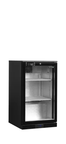 TEFCOLD - minibar prosklené křídlové dveře, černá DB106H