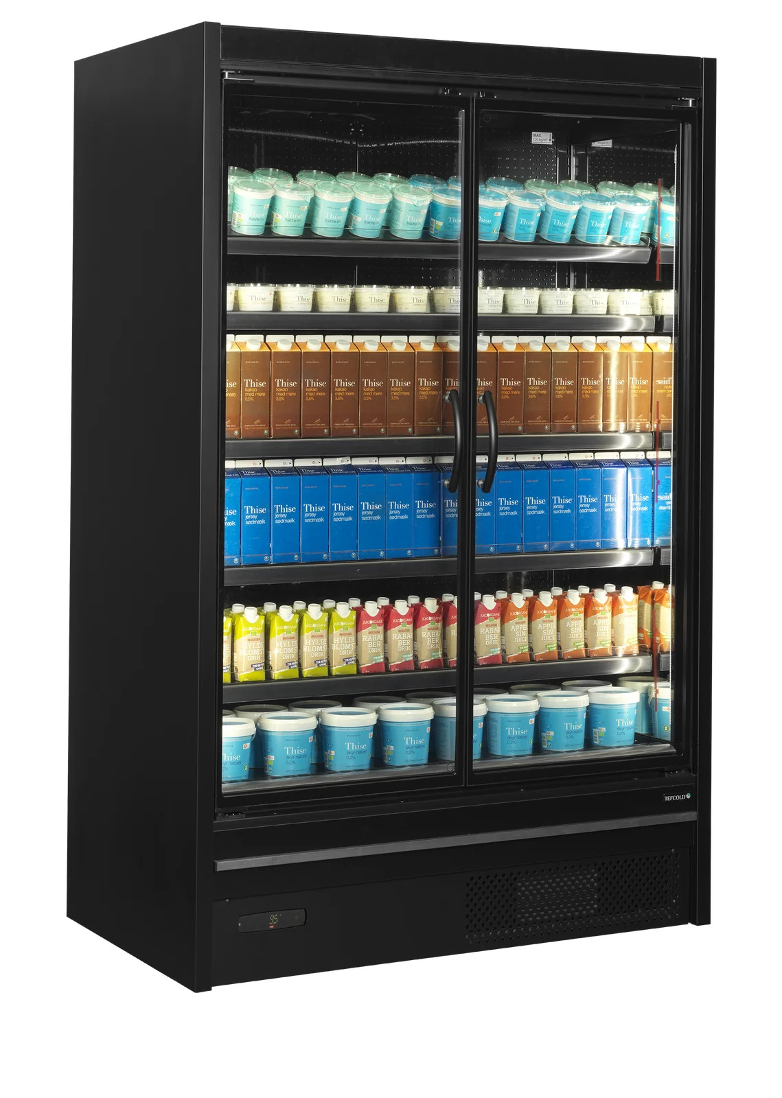 TEFCOLD - chladicí vitrína přístěnná, křídlové dveře MDCA 1250 HB