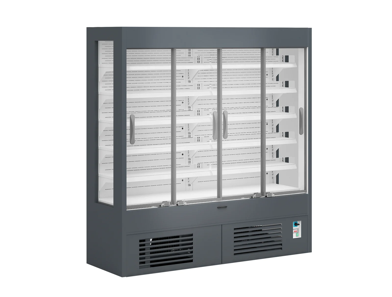 TEFCOLD - chladicí vitrína přístěnná, posuvné dveře Varna 190/60 DP mini | Juka