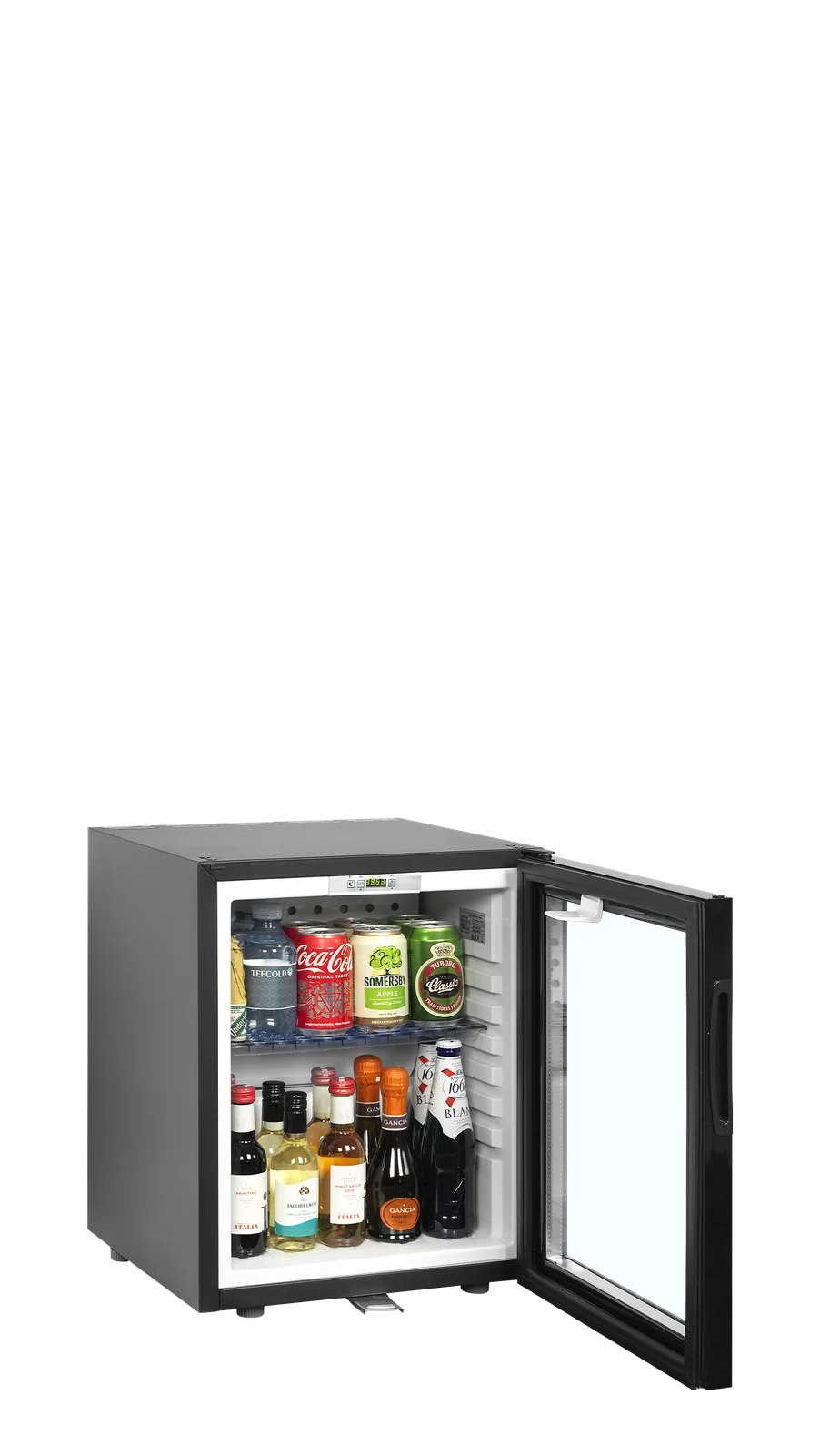 TEFCOLD - minibar s prosklenými dveřmi TM 35 GC