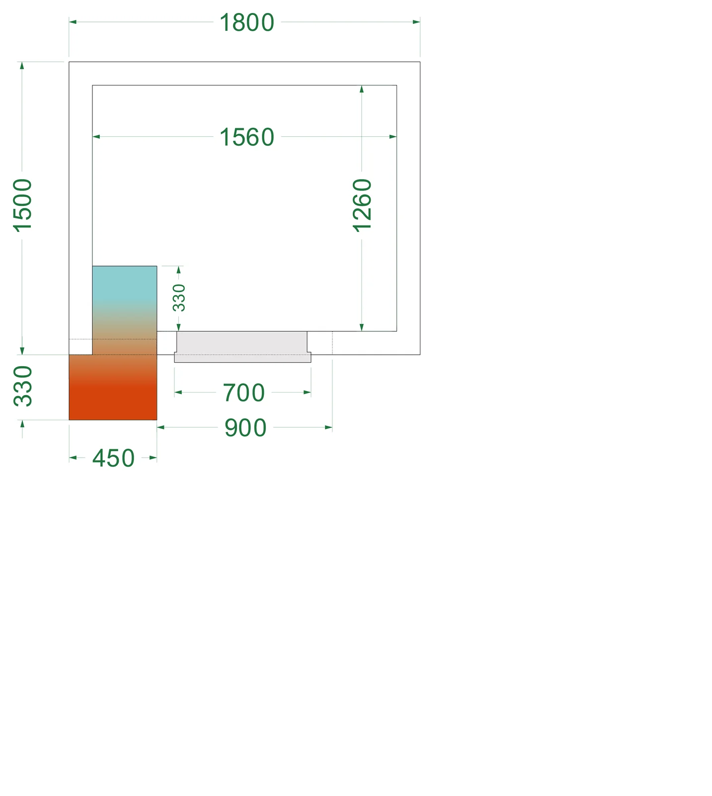 TEFCOLD - freezer room CRNF1815